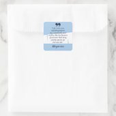 Begrüßung von Sommerquotes Quadratischer Aufkleber (Tasche)