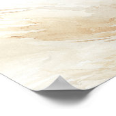 Begrüßung von Terracotta und Navy Blue Floral Poster (Ecke)