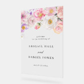 Begrüßung von Wasserfarben Acrylschild (Winkel)