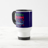 Begrüßung Weihnachten-81124 Reisebecher (Vorderseite Links)