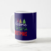 Begrüßung Weihnachten-84964 Kaffeetasse (Vorderseite Links)