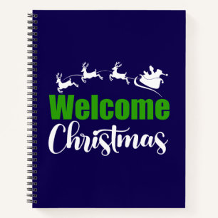 Begrüßung Weihnachten-85101 Notizblock