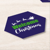 Begrüßung Weihnachten-85101 Untersetzer (angewinkelt)