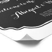 Begrüßung Willkommenes Schild Nautical Chalkboard (Ecke)