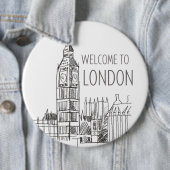Begrüßung zu London Button (Beispiel)