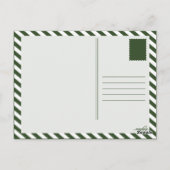 Begrüßung Zuhause (Formen) Postkarte (Rückseite)