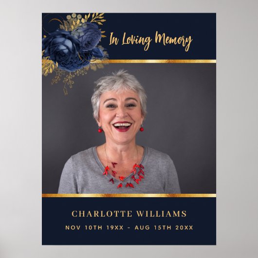 Begrüßung zum Blumen-Foto Poster (Vorne)