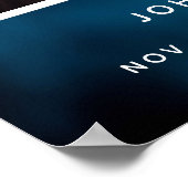 Begrüßung zum Foto "Blauer Himmel" Poster (Ecke)