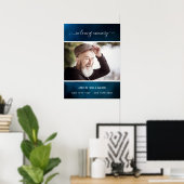 Begrüßung zum Foto "Blauer Himmel" Poster (Heimbüro)