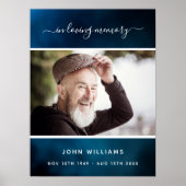 Begrüßung zum Foto "Blauer Himmel" Poster (Vorne)