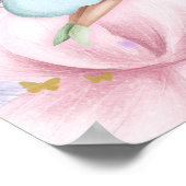 Begrüßung zum Geburtstag der verzauberten Party Fe Poster (Ecke)