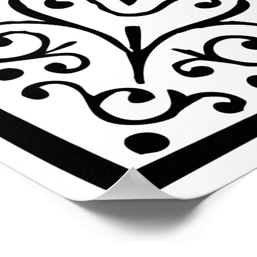 Begrüßung zur Hochzeit von Plakatschild Poster (Ecke)