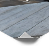 Begrüßungposter mit individuellem Foto Poster (Ecke)