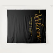 Begrüßungs-Foto-Standbanner Wandteppich (Vorderseite (Horizontal))