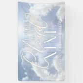 Begrüßungsabonnement auf Cloud Nine 9 Pampas Braut Banner (Vertikal)