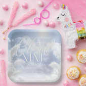 Begrüßungsabonnement auf Cloud Nine 9 Pampas Braut Pappteller (Party)