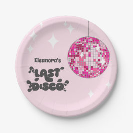 Begrüßungsabonnement des Junggeselinnen-Abschieds, Pappteller