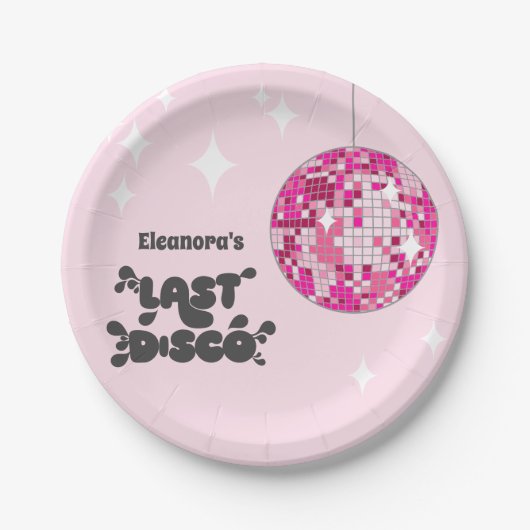 Begrüßungsabonnement des Junggeselinnen-Abschieds, Pappteller (Vorderseite)