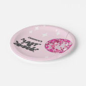 Begrüßungsabonnement des Junggeselinnen-Abschieds, Pappteller (Schrägansicht)