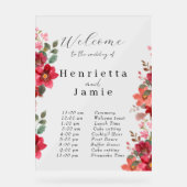 Begrüßungsabteilung Acrylschild (Vorderseite)