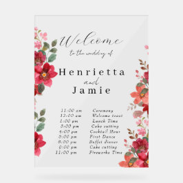 Begrüßungsabteilung Acrylschild