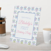 Begrüßungsabzeichen der Geburtstagsfeier - Jeder T Sockelschild (In SItu)