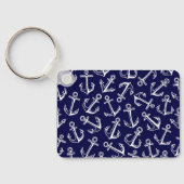 Begrüßungsanker an Bord der Nautical Navy Blue Boo Schlüsselanhänger (Rückseite)