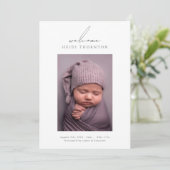 Begrüßungsankündigung für kalte Fotos Ankündigung (Stehend Vorderseite)