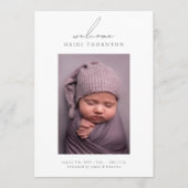 Begrüßungsankündigung für kalte Fotos Ankündigung (Vorderseite)