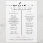 Begrüßungsanleitung für Ferien-Miete Hausordnung Flyer (Vorne)