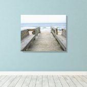 Begrüßungsansicht Leinwanddruck (Insitu (Holzboden))