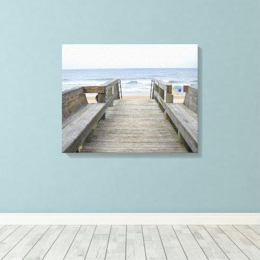 Begrüßungsansicht Leinwanddruck (Insitu (Holzboden))