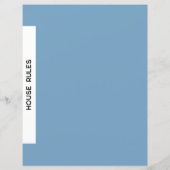 Begrüßungsanzeiger für Ferien - Fachabteilung (Rückseite)