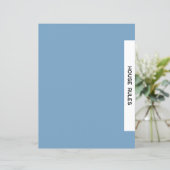 Begrüßungsanzeiger für Ferien - Fachabteilung (Stehend Vorderseite)