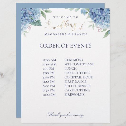 Begrüßungsauftrag (Vorne/Hinten)