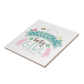 Begrüßungsbaby Fliese (Seite)