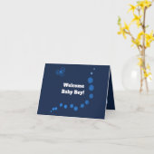 Begrüßungsbaby Karte (Gelbe Blume)