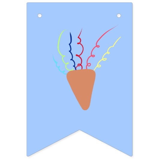 Begrüßungsbaby Wimpelkette (Zweite Fahne)