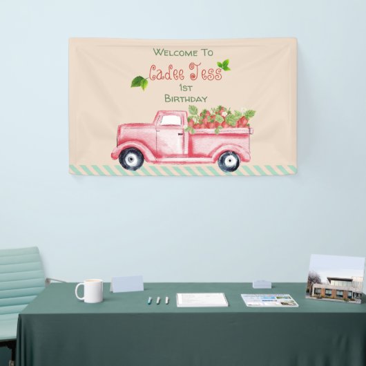 Begrüßungsbanner Banner (Messeveranstaltung)