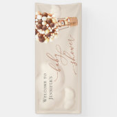 Begrüßungsbanner Bear Baby Dusche Banner (Vertikal)