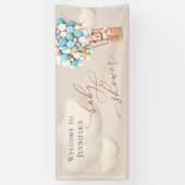 Begrüßungsbanner Bear Baby Dusche Banner (Vertikal)