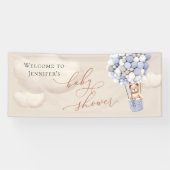 Begrüßungsbanner Bear Baby Dusche Banner (Horizontal)