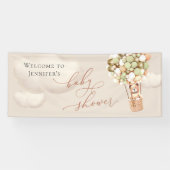 Begrüßungsbanner Bear Baby Dusche Banner (Horizontal)
