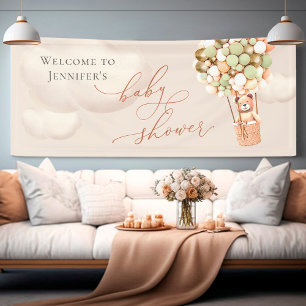 Begrüßungsbanner Bear Baby Dusche Banner