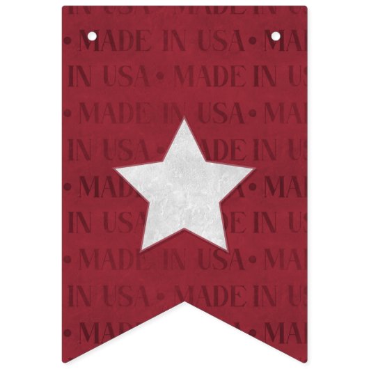 Begrüßungsbanner der Zuhause Wimpelkette (Erste Fahne)