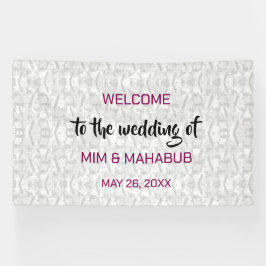 Begrüßungsbanner für romantische Blumenzehen Banner