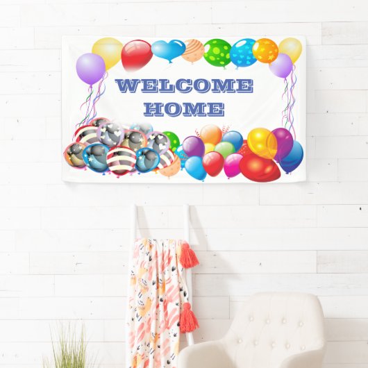 Begrüßungsbanner für Zuhause, speziell für Vinyl B Banner (Insitu)