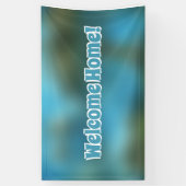 Begrüßungsbanner für Zuhause, speziell für Vinyl B Banner (Vertikal)