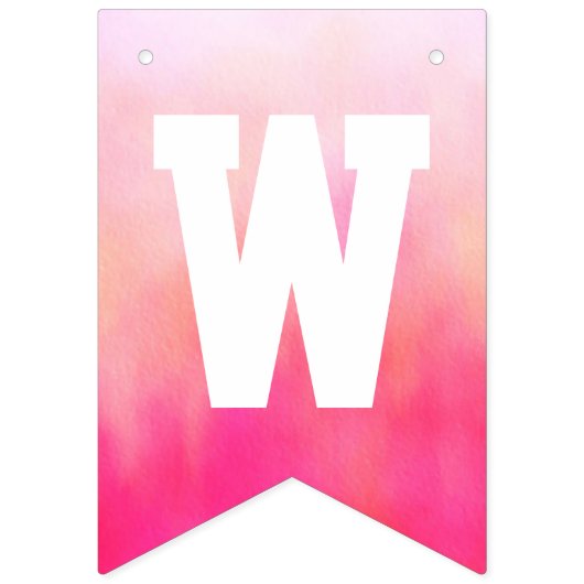 Begrüßungsbanner für Zuhause Wimpelkette (Erste Fahne)