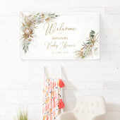 Begrüßungsbanner von Gold Boho/Bohemisch Baby Dusc Banner (Insitu)